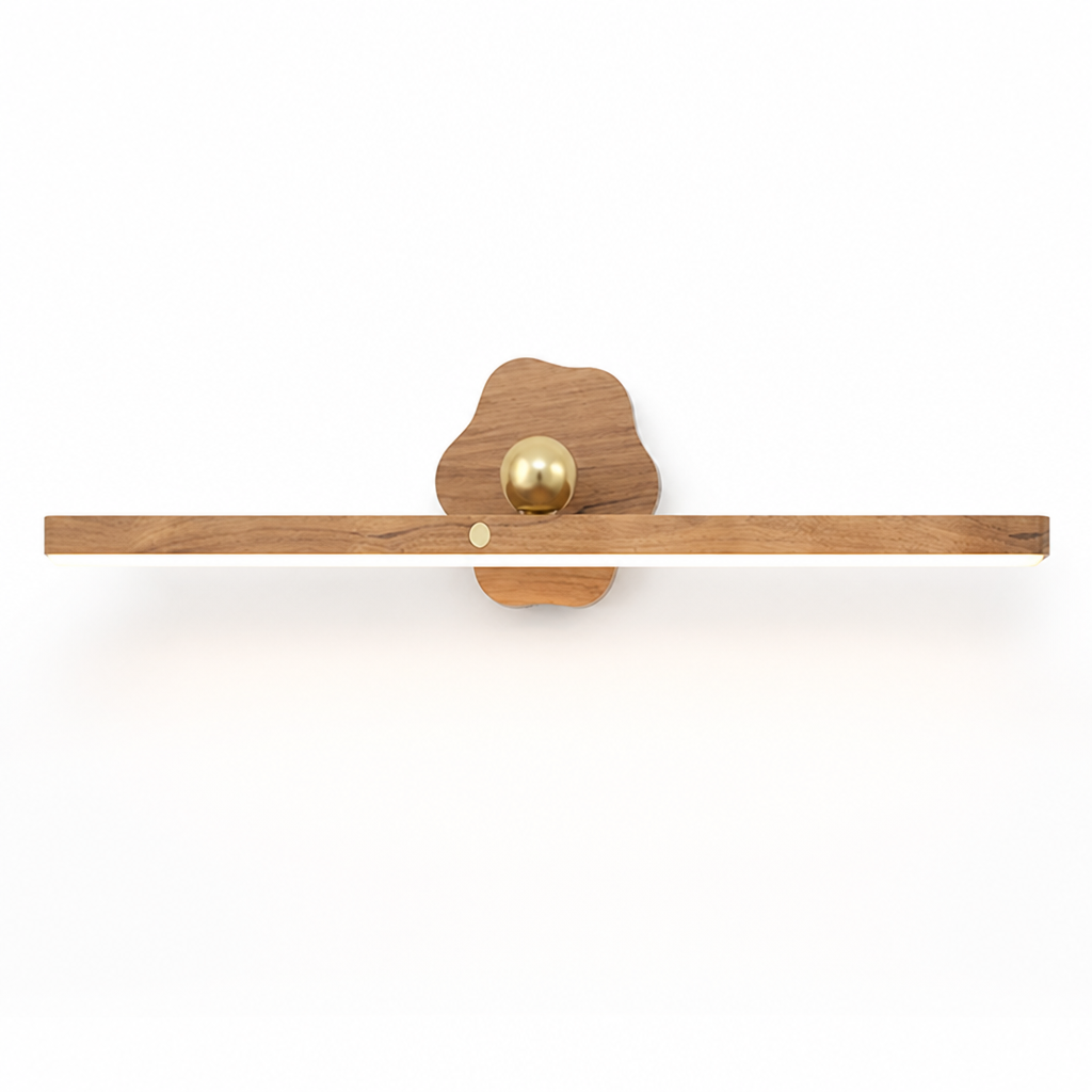 Scandinavian Wood LED Magnetic Wall Sconce