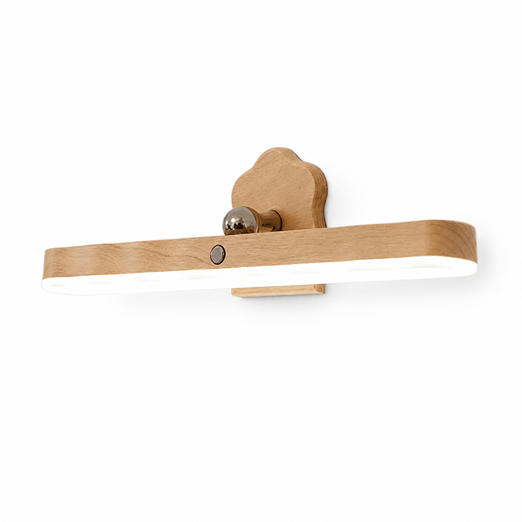 Scandinavian Wood LED Magnetic Wall Sconce