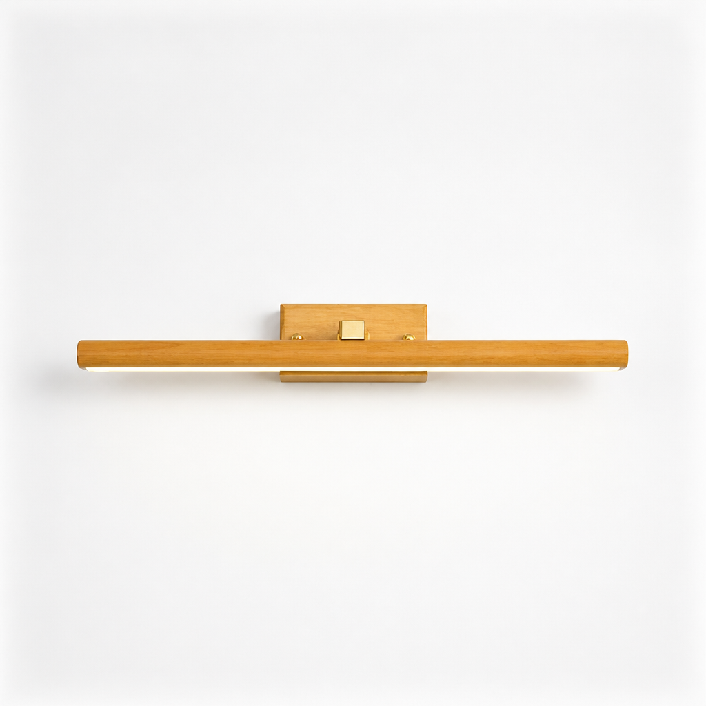 Scandinavian Wood LED Rotatable Wall Sconce