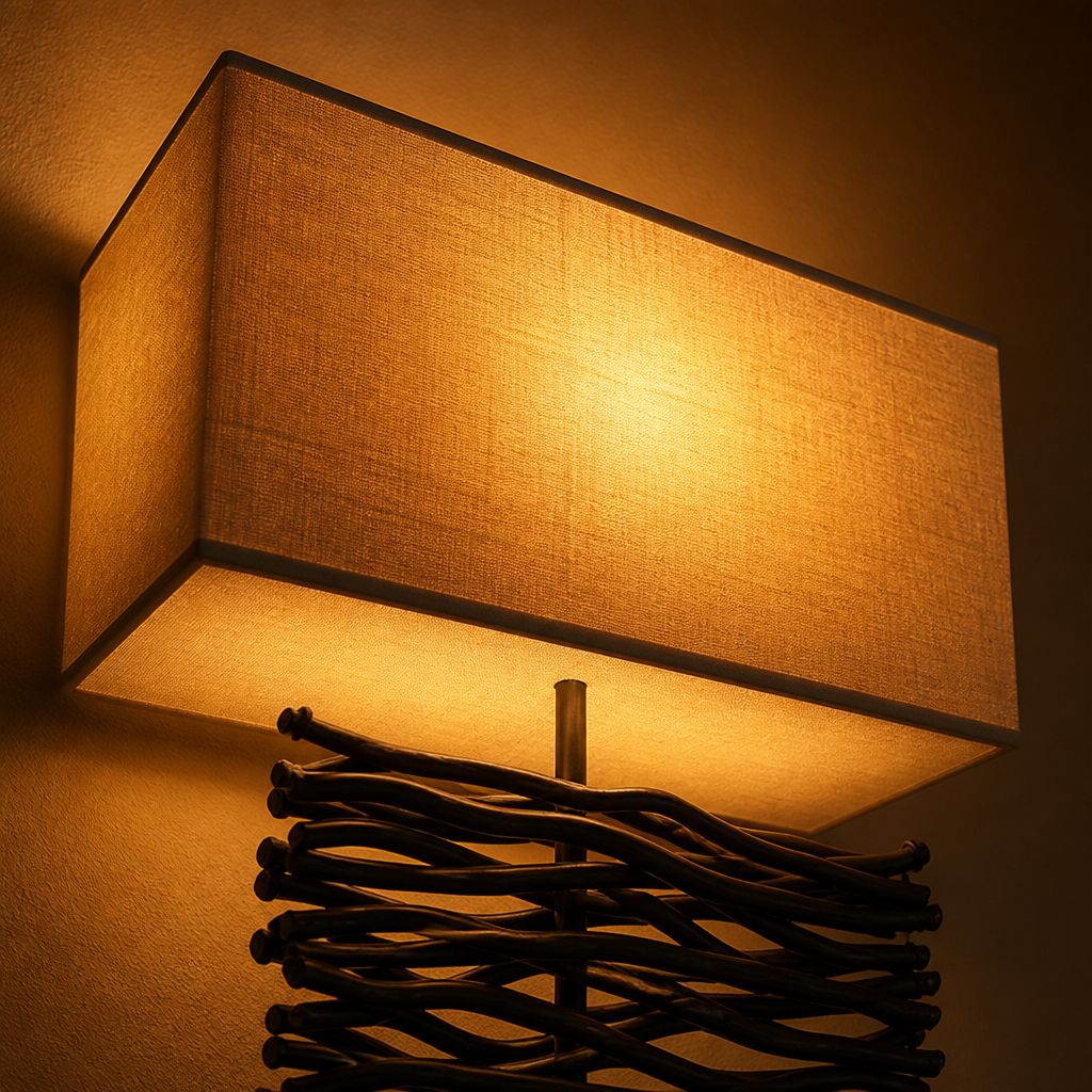 Scandinavian Wood Table Lamp