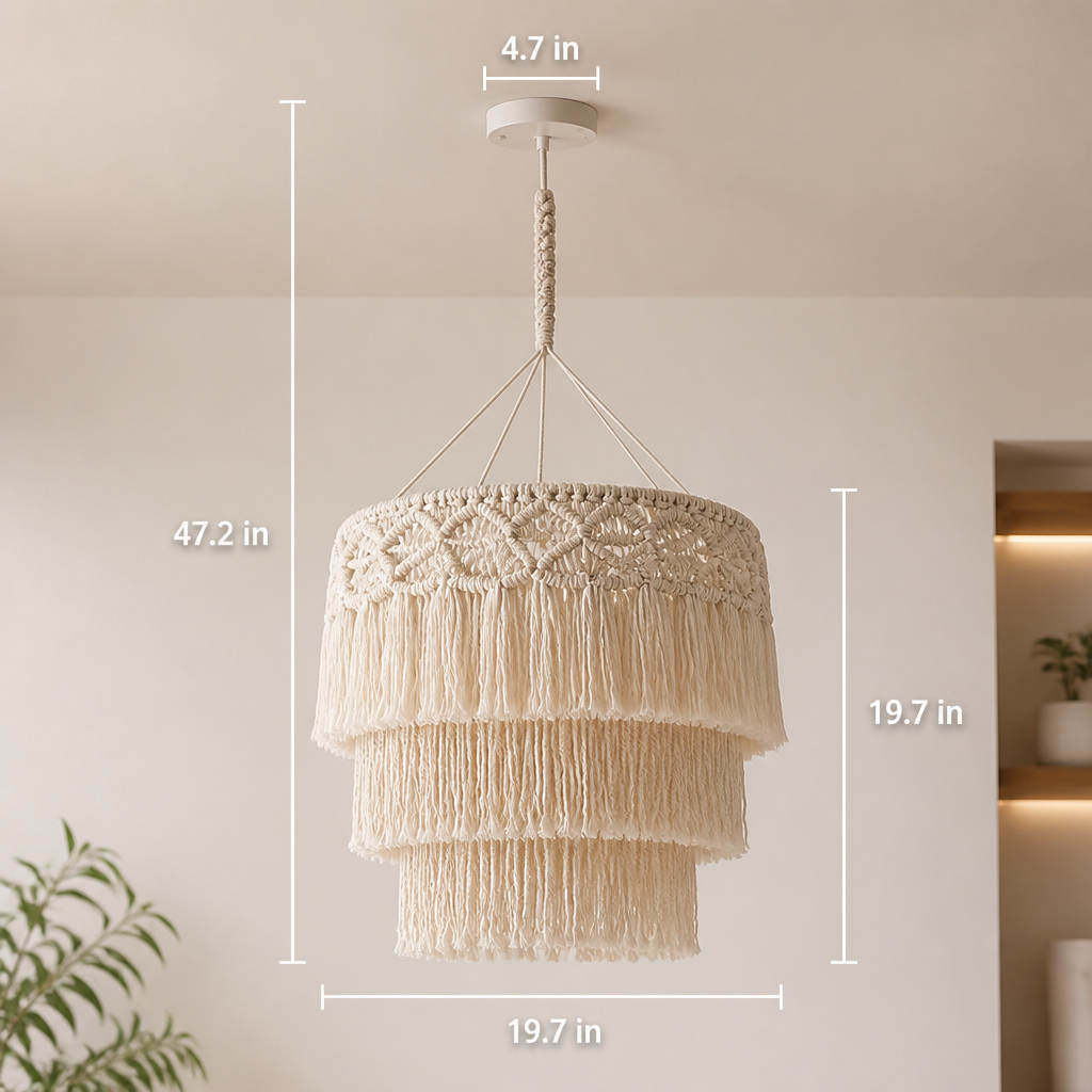 Scandinavian Woven Pendant Light
