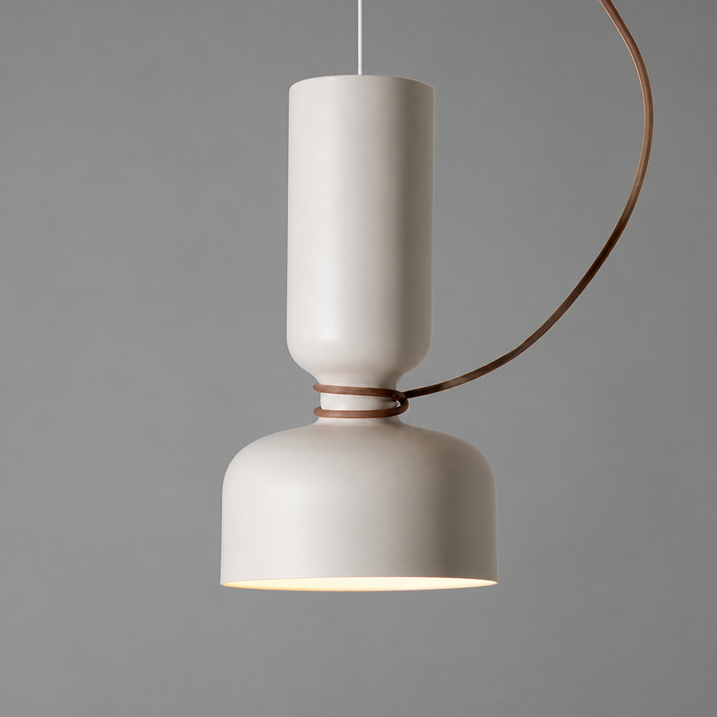 Scandinavian Wrought Iron Pendant Light