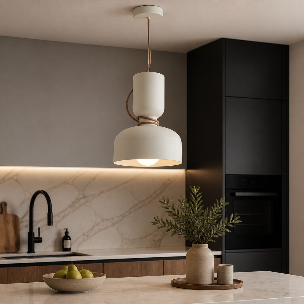 Scandinavian Wrought Iron Pendant Light