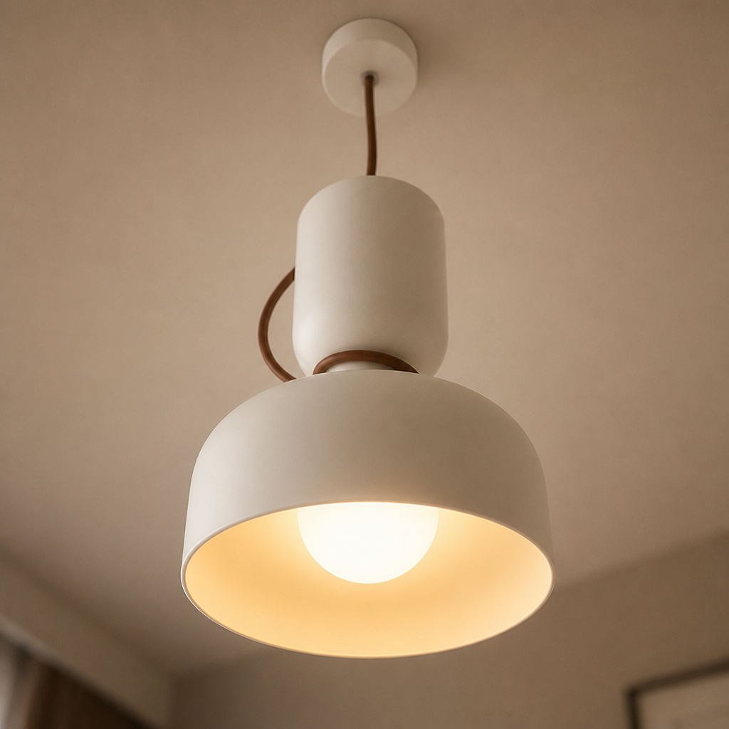 Scandinavian Wrought Iron Pendant Light
