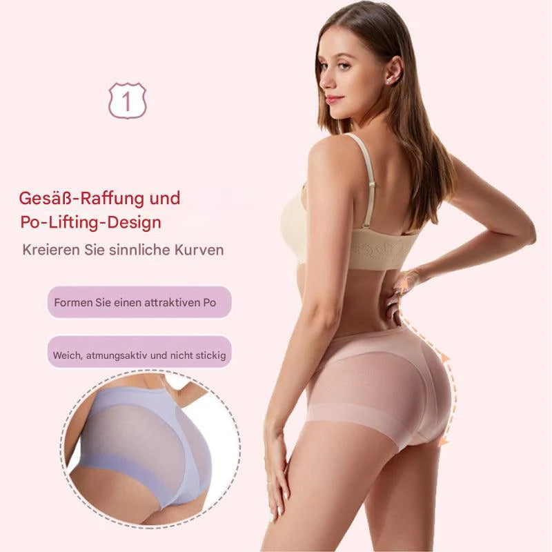 Seamless Panty Butt-Lift Microfiber & Cotton Gusset