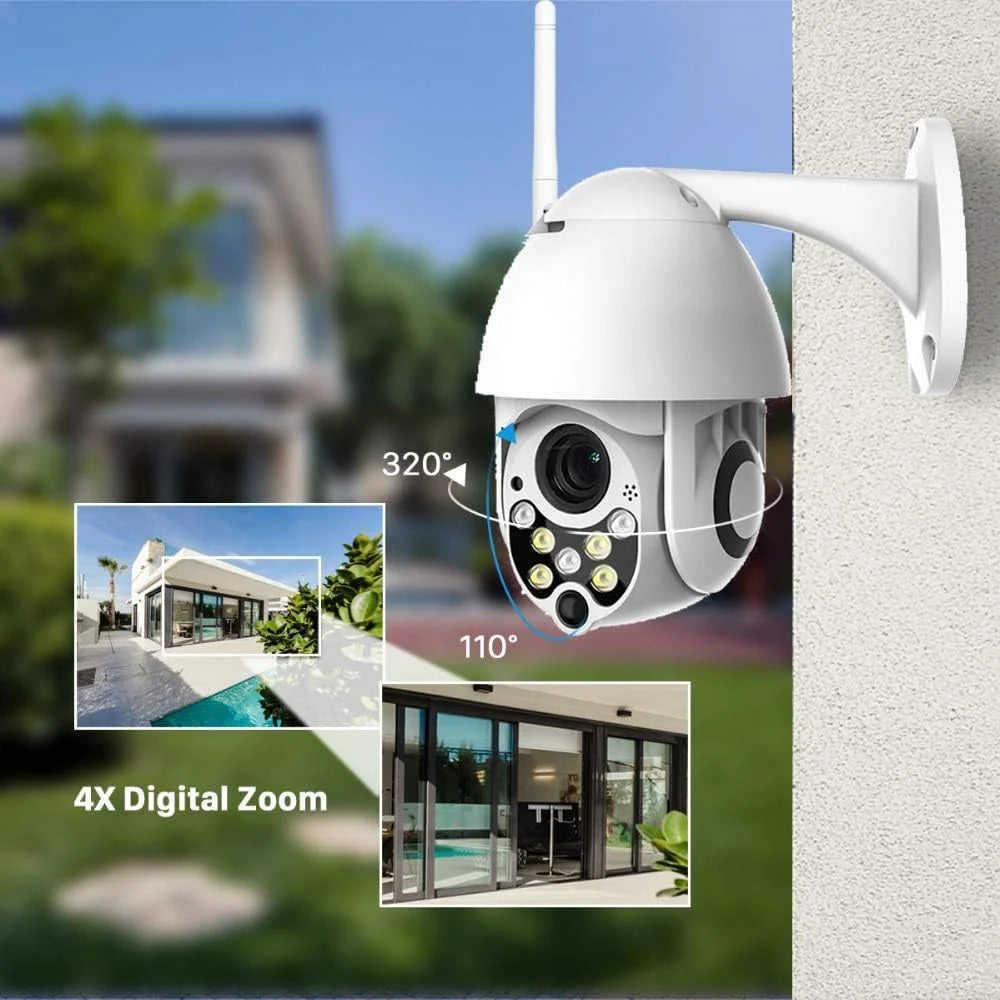 Security Camera Wi-Fi Infrared Night Vision Motion Detection