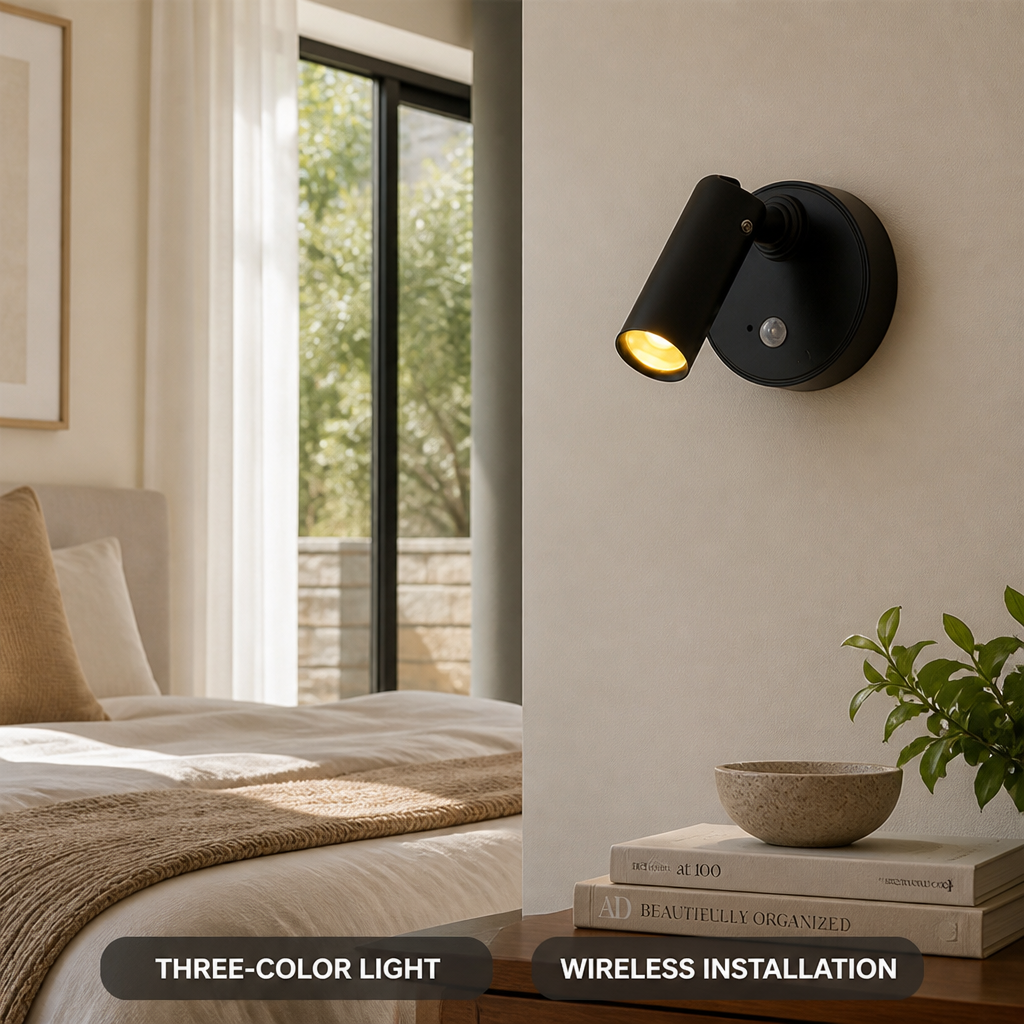 Set of 2 LED Motion Sensor Wall Sconces