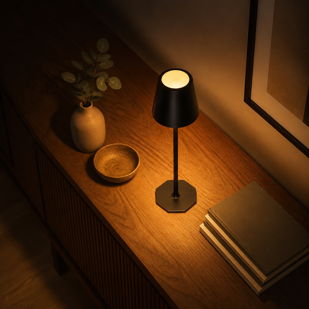 Set of 2 LED Wireless Desk Lamps