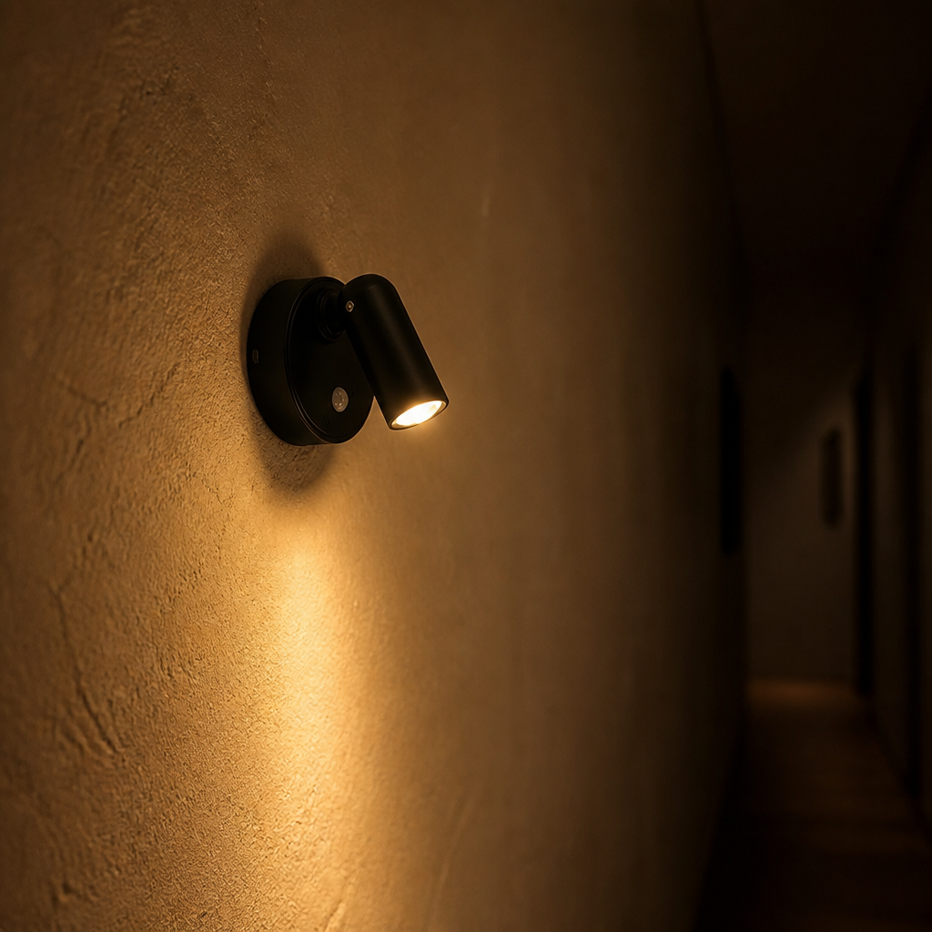 Set of 2 Minimalist LED Magnetic Wall Sconces