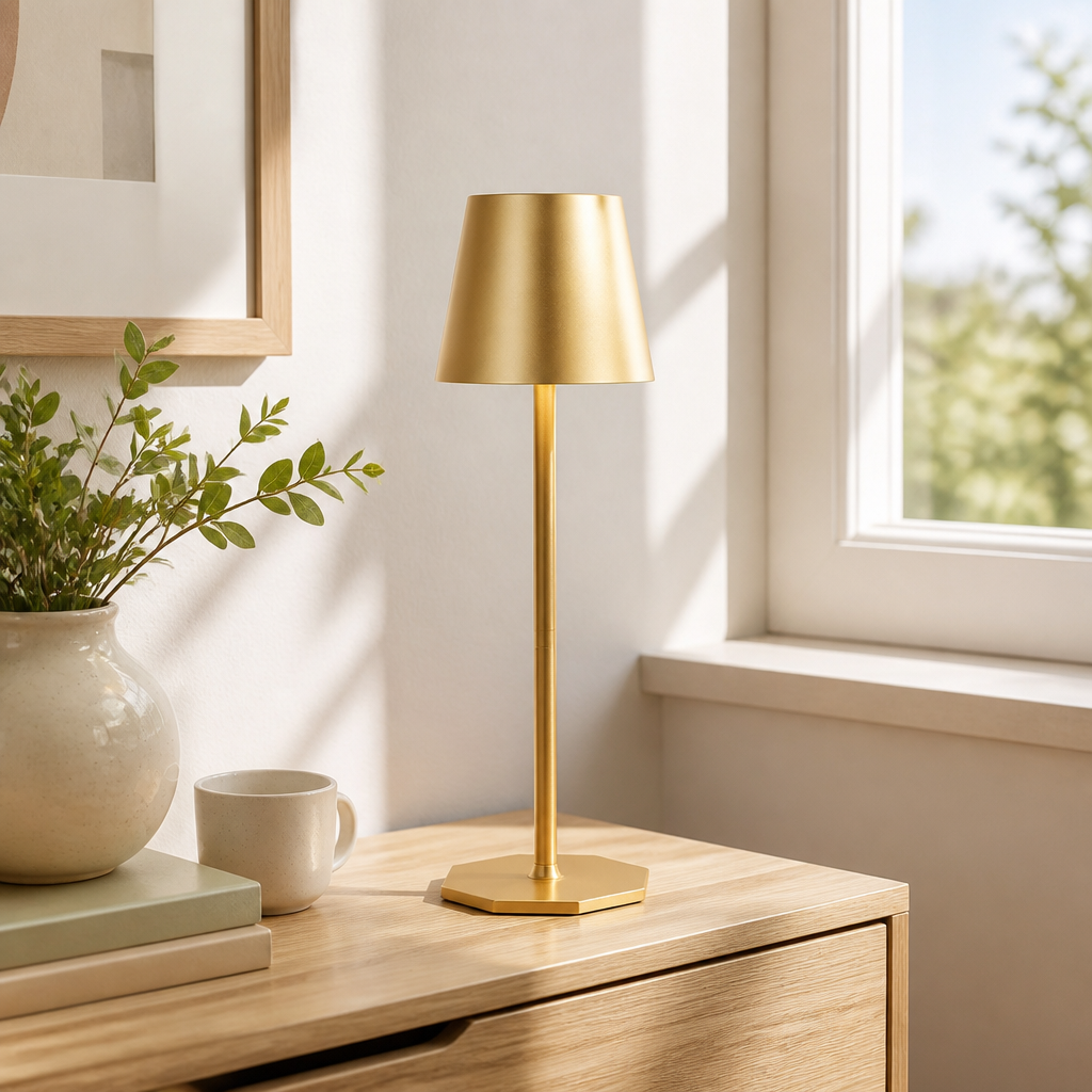 Set of 2 Minimalist LED Touch Desk Lamps