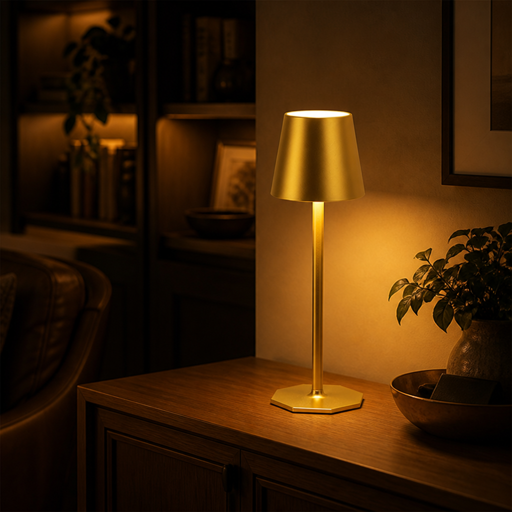 Set of 2 Minimalist LED Touch Desk Lamps