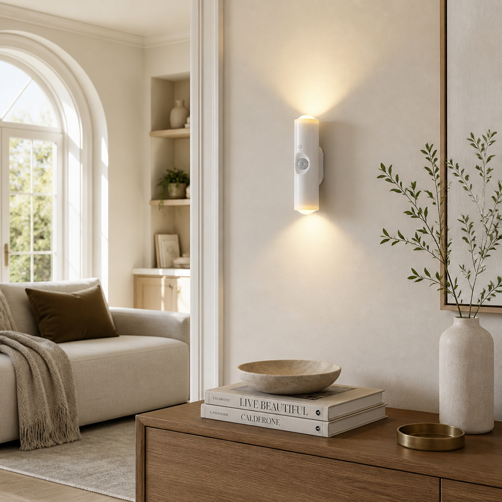 Set of 4 Modern LED Magnetic Double-Head Wall Sconces
