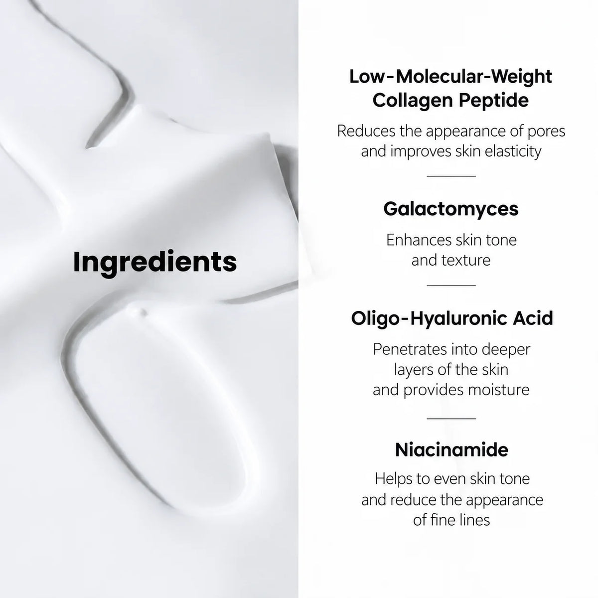 Sheet Mask Organic Collagen Hyaluronic Acid Niacinamide