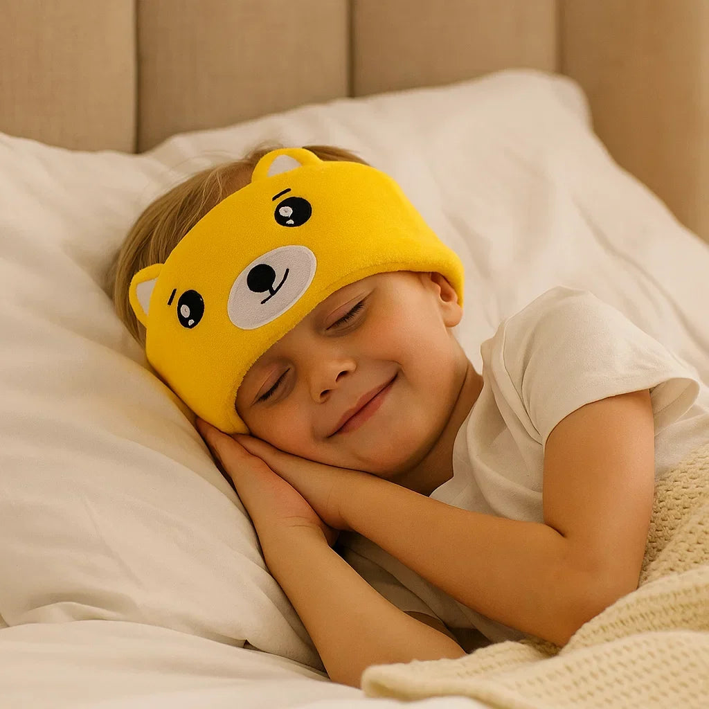 Sleep Mask Kids Built-In Bluetooth Speakers & Adjustable Band
