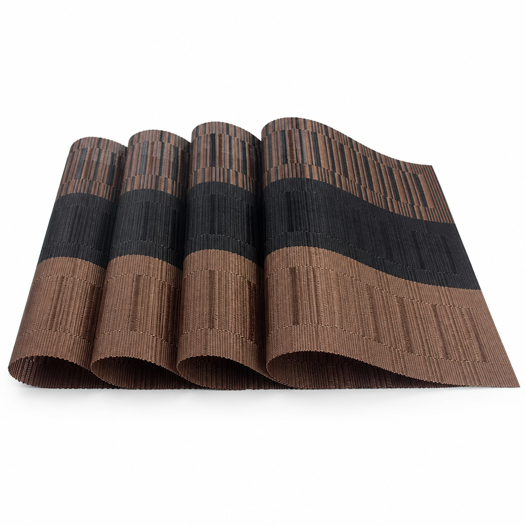 Table Placemats Heat-Resistant Waterproof Set of 4