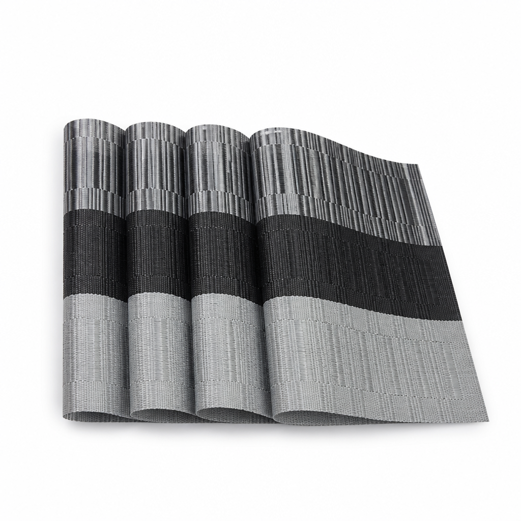 Table Placemats Heat-Resistant Waterproof Set of 4