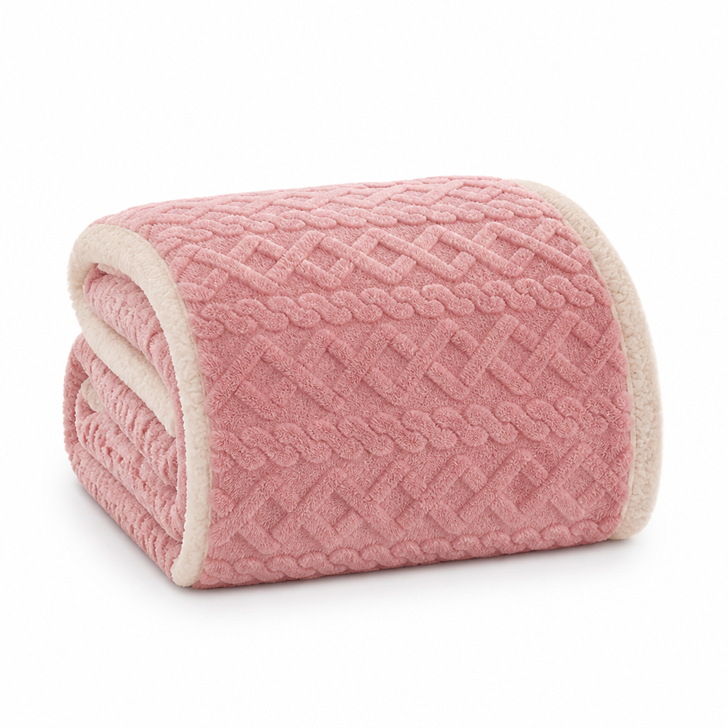 Throw Blanket Hypoallergenic Breathable Machine Washable & Quick-Drying