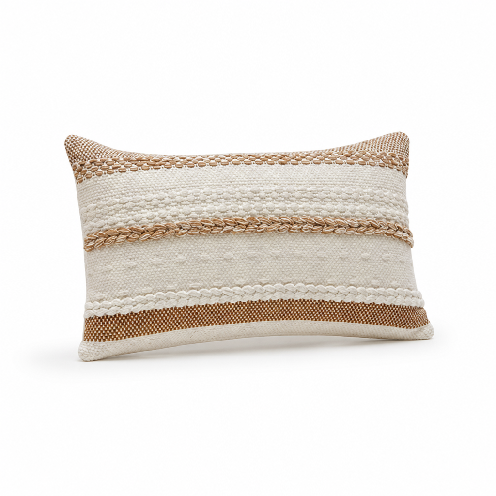 Throw Pillow Striped & Textured 45 cm