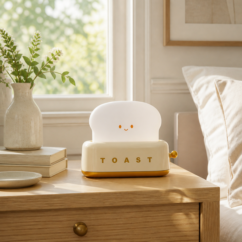 Toaster-Shaped LED Table Lamp