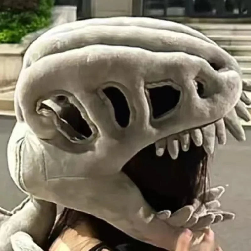 Toddler Dinosaur Costume Plush Skull & Spine