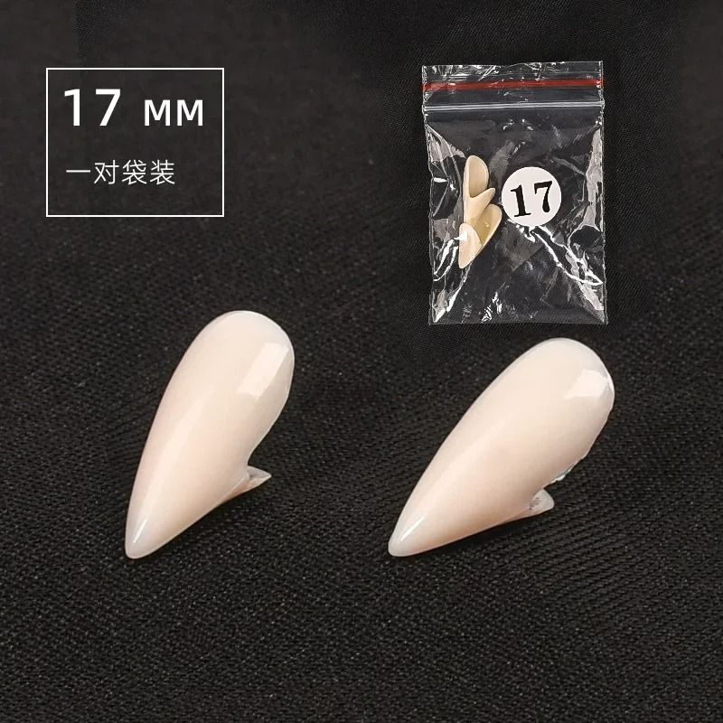 Vampire Teeth Caps Thermo-Activated Custom Fit Natural Shade