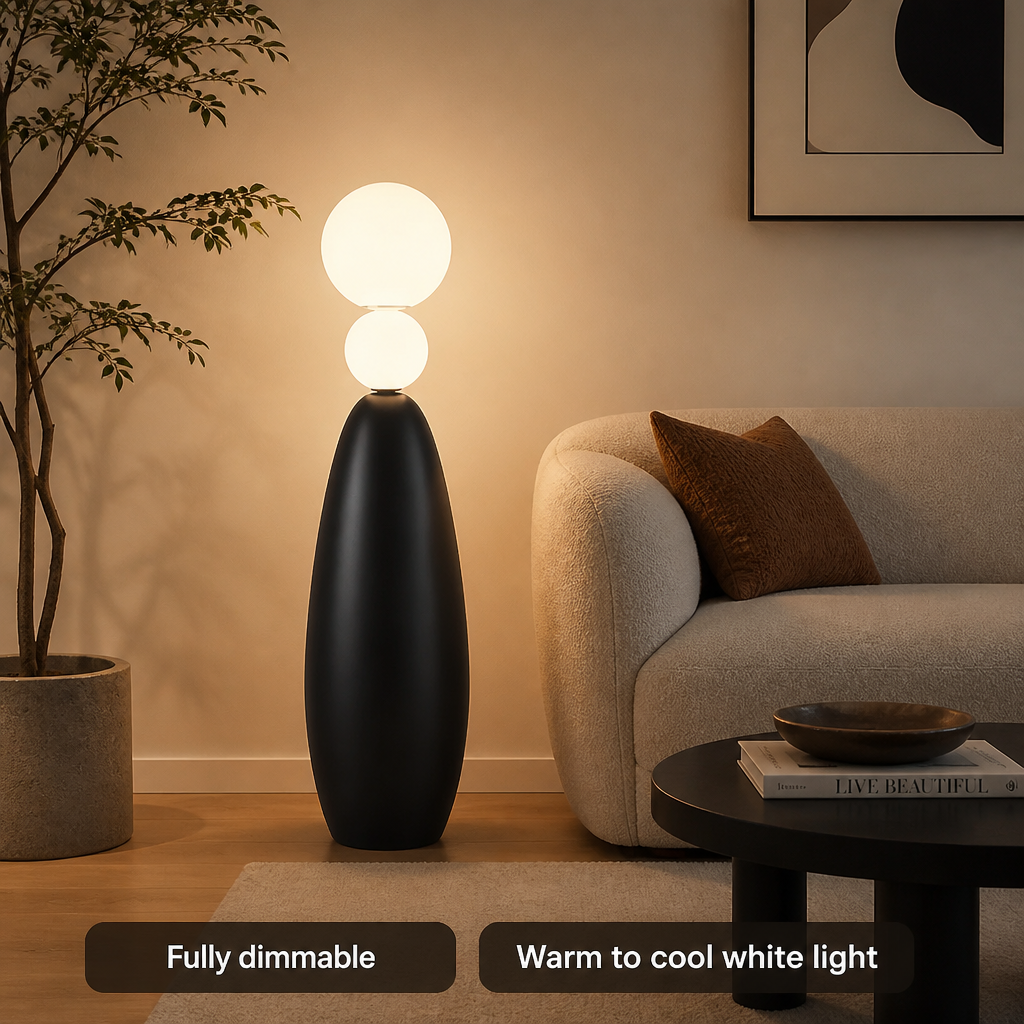 Vintage Gourd LED Floor Lamp