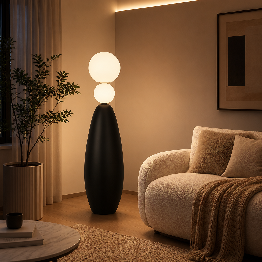Vintage Gourd LED Floor Lamp