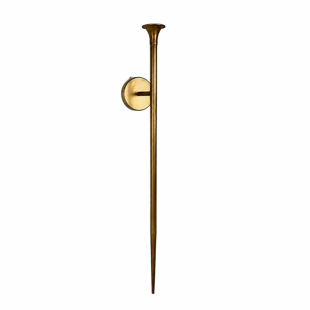 Vintage Old Bronze Wall Sconce