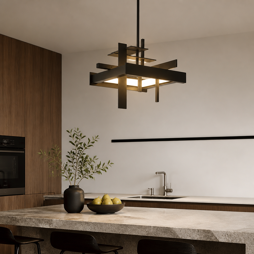 Vintage Stainless Steel LED Pendant Light