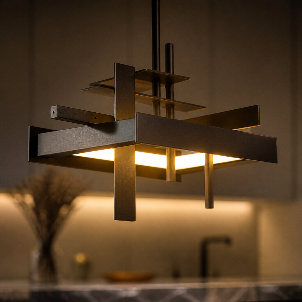 Vintage Stainless Steel LED Pendant Light