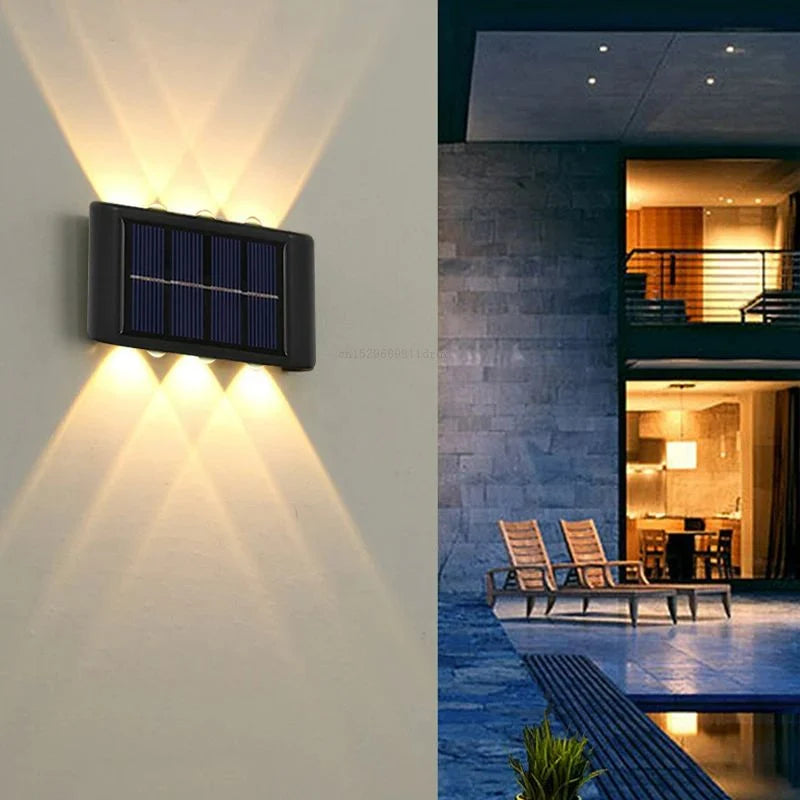 Wall Light Solar Up & Down Weatherproof