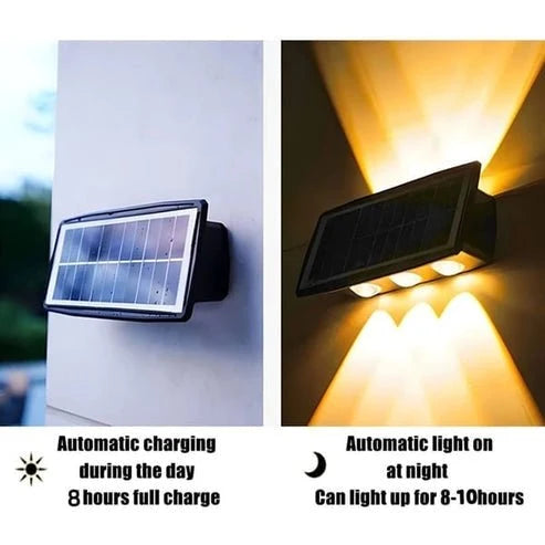 Wall Light Solar Up & Down Weatherproof