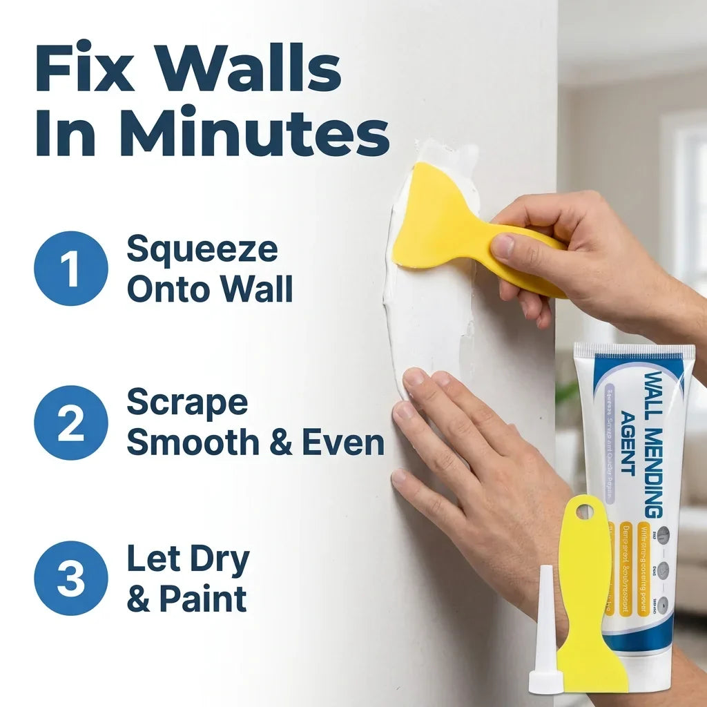 Wall Repair Putty Precision Nozzle Quick-Drying & Paintable