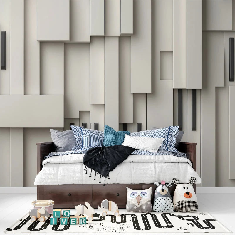 Wallpaper 3D Geometric Depth Effect