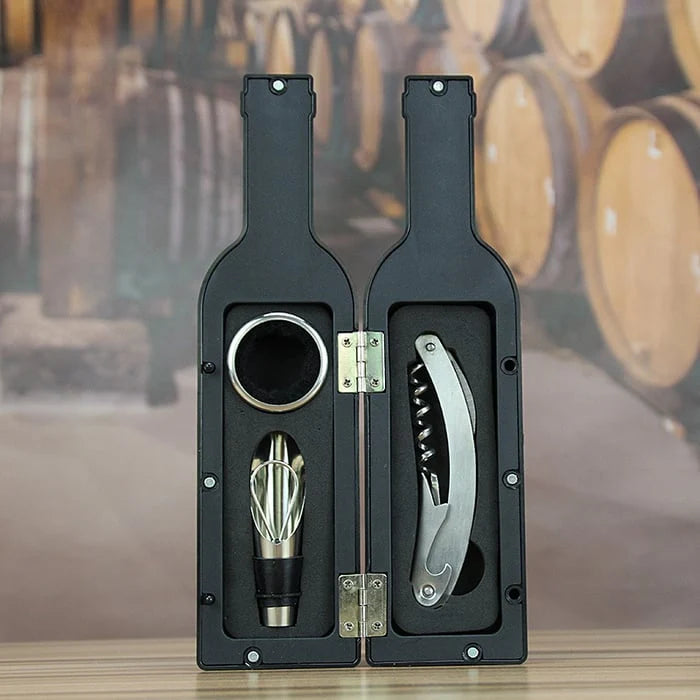Wine Gift Set Magnetic Bottle Box Five Piece