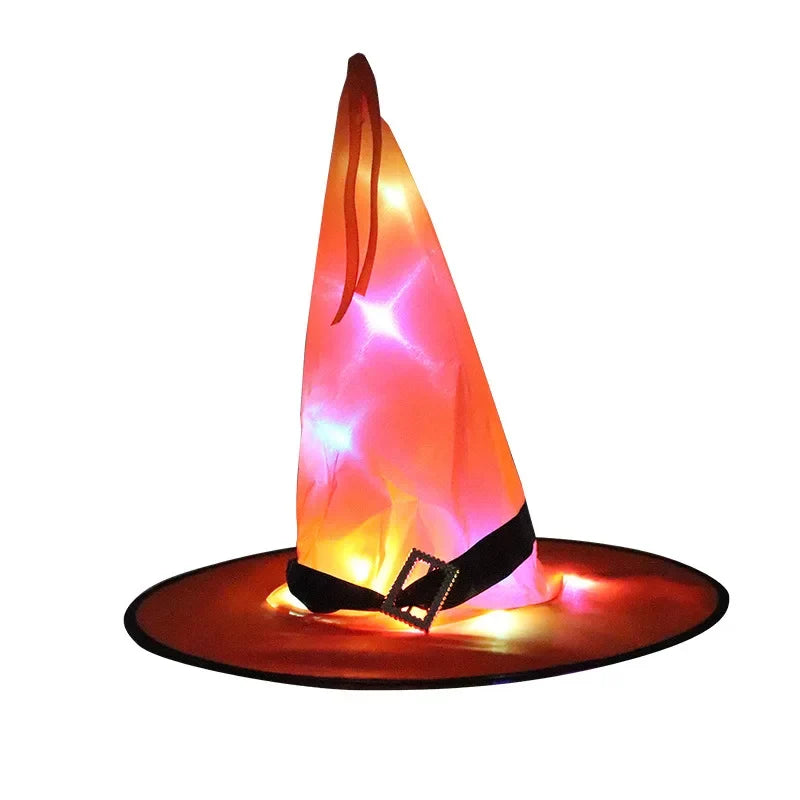 Witch Hat LED Lighted Hanging Loop
