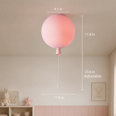 Acrylic Balloon Pendant Light