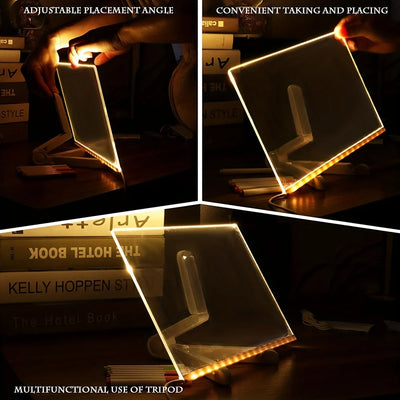 Acrylic Message Board Edge-Lit LED & USB Powered