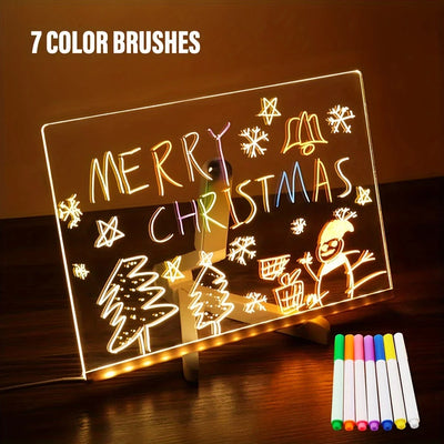 Acrylic Message Board Edge-Lit LED & USB Powered