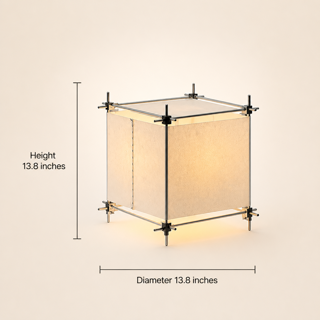 Adjustable Color Solid Wood Kraft-Paper Floor Lamp
