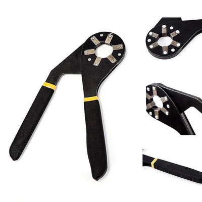Adjustable Wrench Self-Adjusting Composite Steel Head & Non-Slip Handle