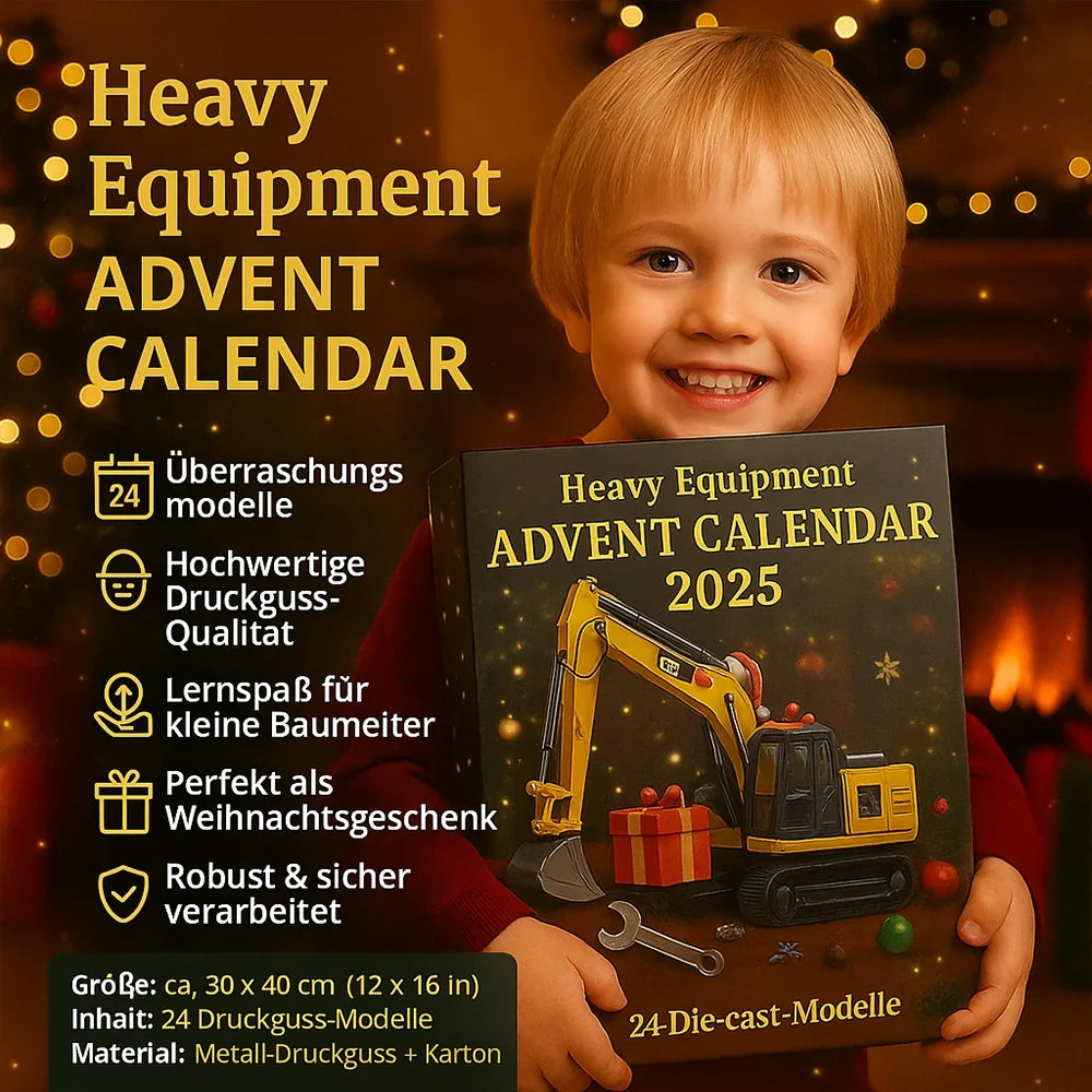 Advent Calendar 24 Die-Cast Construction Vehicles