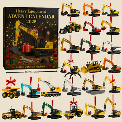 Advent Calendar Die-Cast Construction Vehicles Set of 24