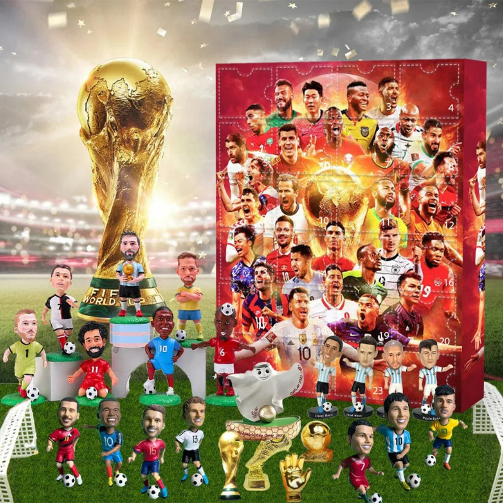 Advent Calendar Football Figures 24 Doors
