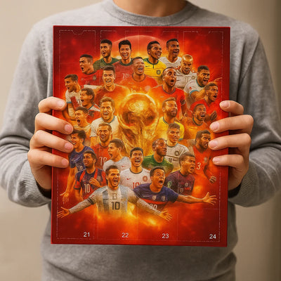 Advent Calendar Football Figures 24 Doors