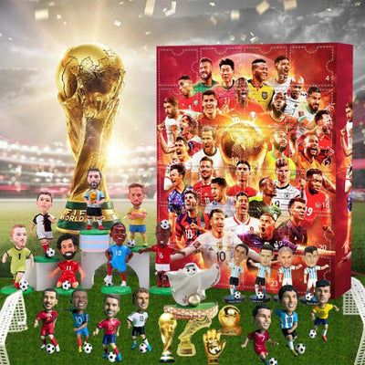 Advent Calendar Football Figures & Fan Items 24 Days