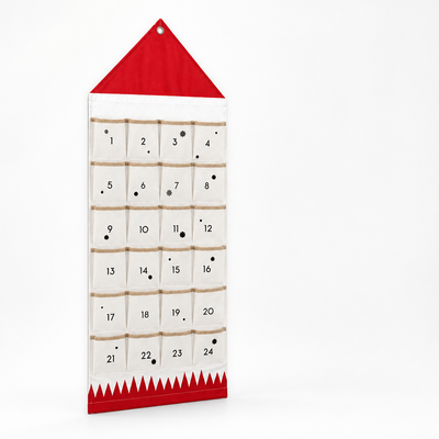 Advent Calendar Reusable Fabric 24 Pockets