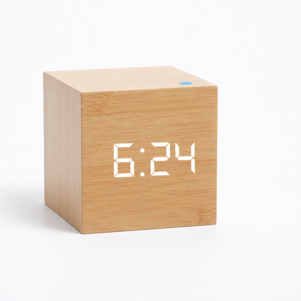 Alarm Clock LED Display Time Date & Temperature