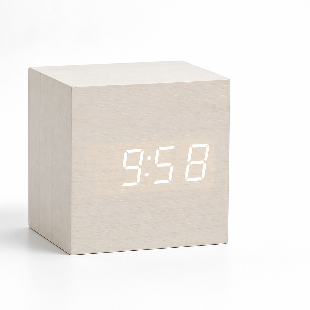 Alarm Clock LED Display Time Date & Temperature