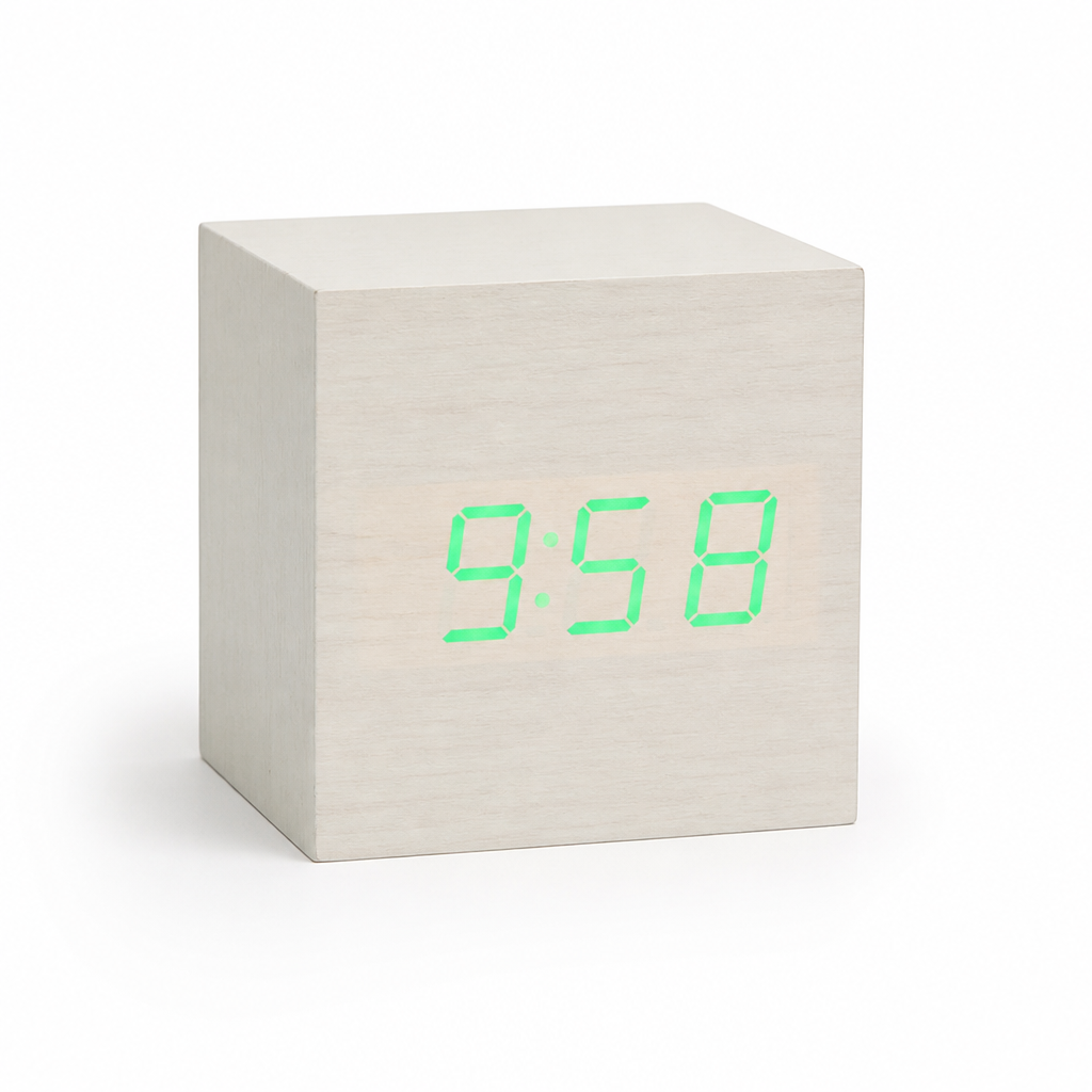 Alarm Clock LED Display Time Date & Temperature